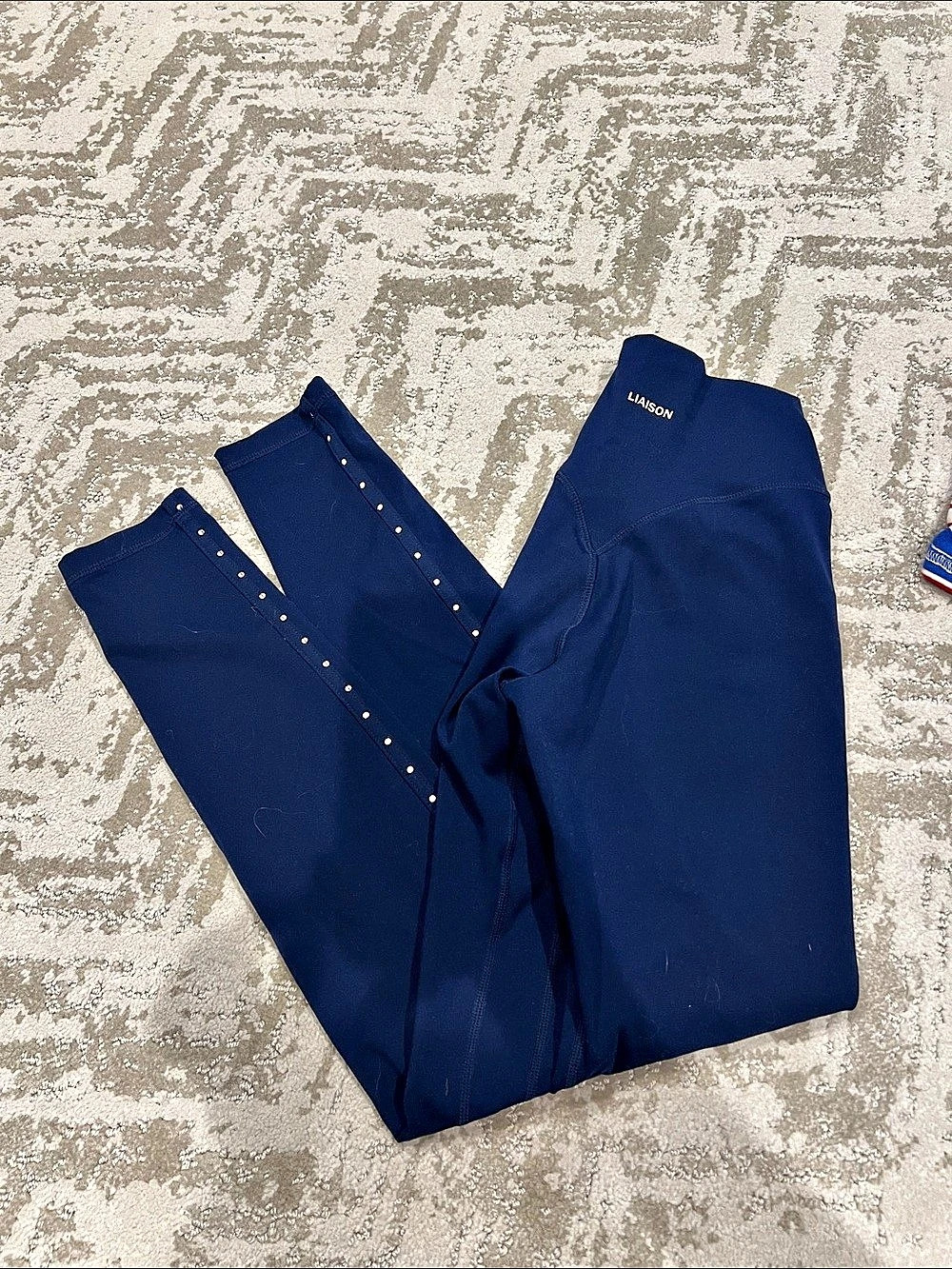 Liaison Wide Leg Pants in Blue Like New